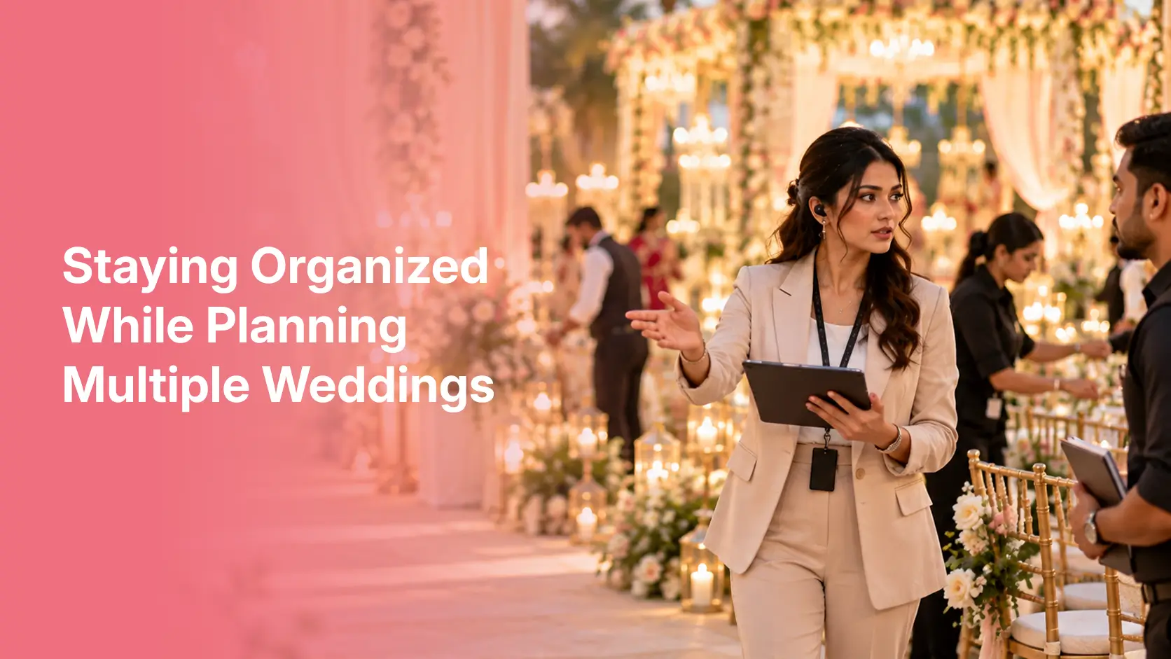 How Wedding Planners Can Stay Organized While Managing Multiple Weddings